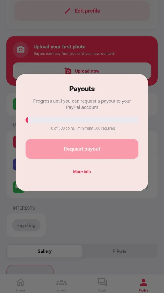 FeetGet - Buy & Sell - Screen 4