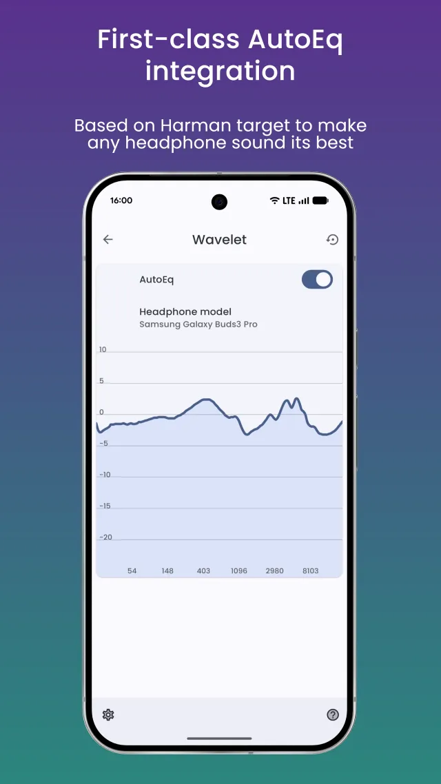 Wavelet: headphone equalizer - Screen 2