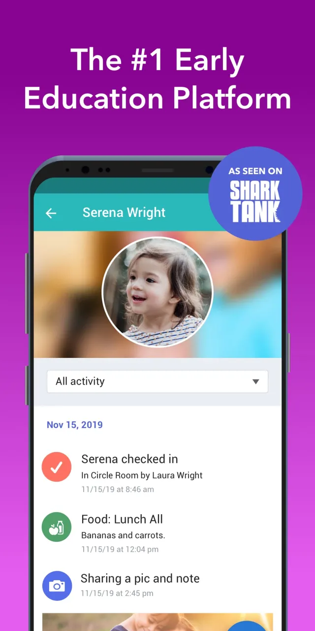 brightwheel: Childcare App - Screen 1