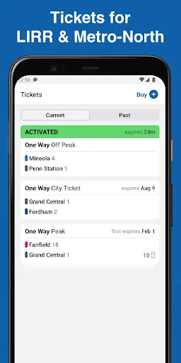 MTA TrainTime - Screen 1