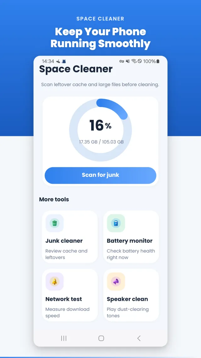 Space Cleaner - Screen 1
