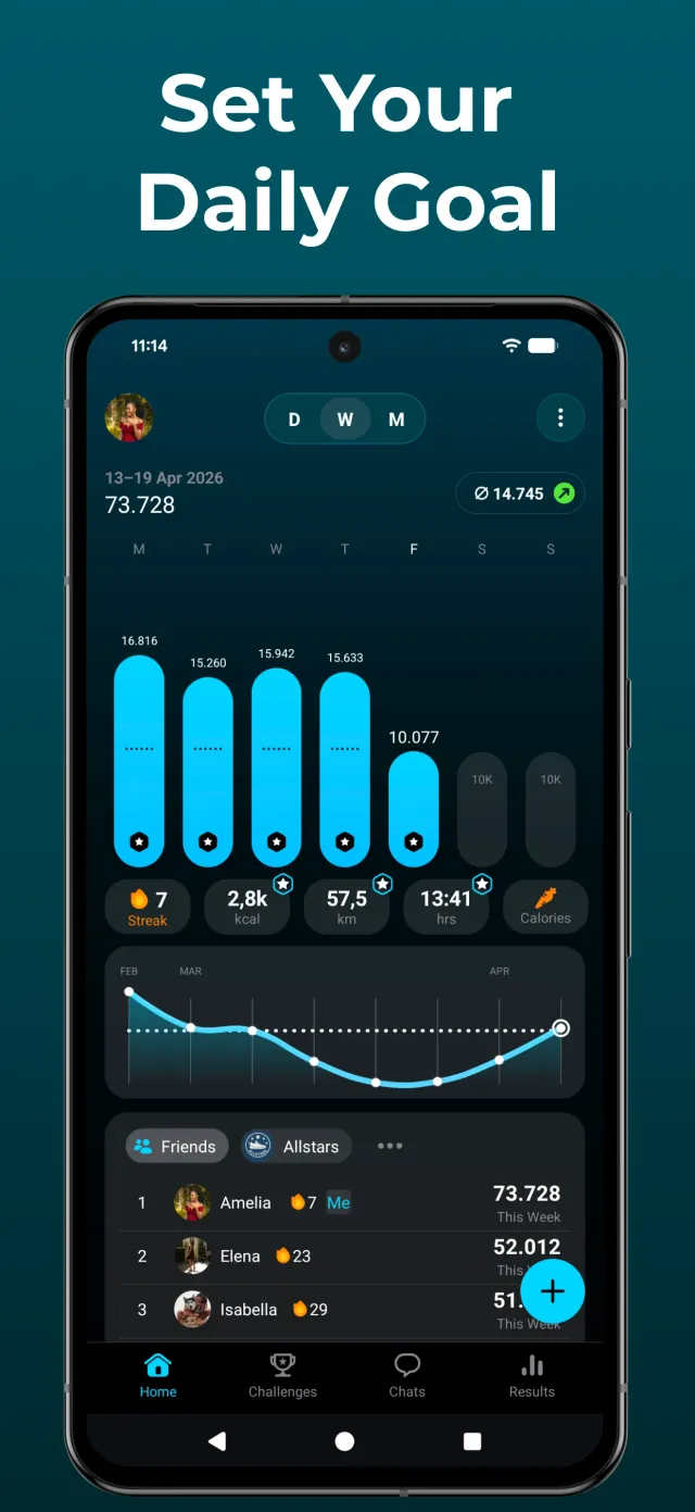 StepsApp - Step Counter - Screen 2