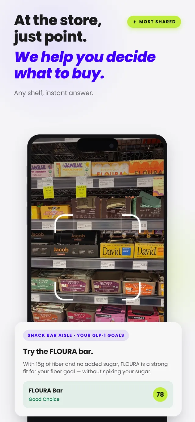 FoodHealth: Your Grocery Guide - Screen 3