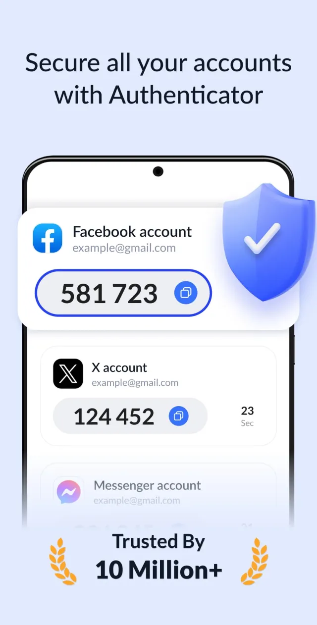 Authenticator App - SafeAuth - Screen 1