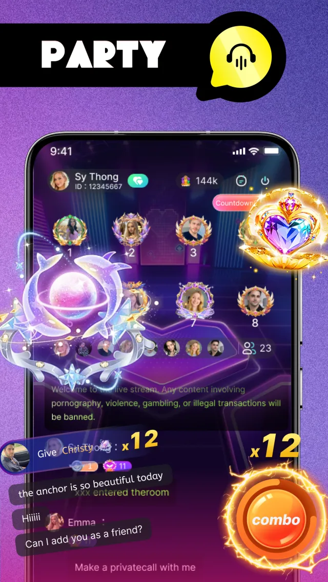 Fleeta - Video Chat & Party - Screen 3