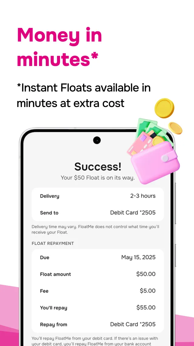 FloatMe: Fast Cash Advance App - Screen 3