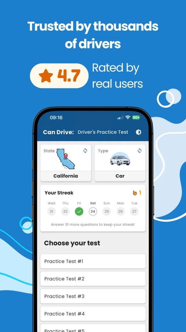 Driver's License Practice Test - Screen 8
