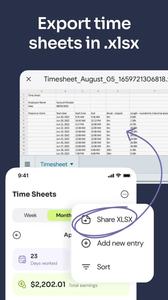 Time Clock: Easy Tracker - Screen 6