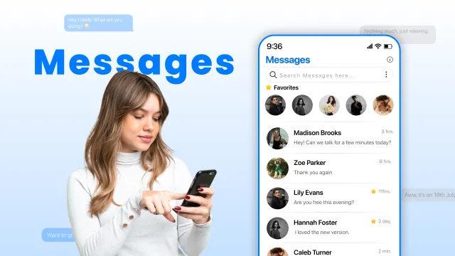 Messenger: SMS Home Launcher - Screen 1