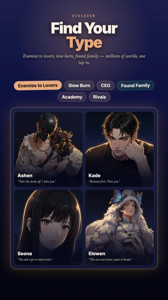 Lyra: AI Roleplay & Stories - Screen 2