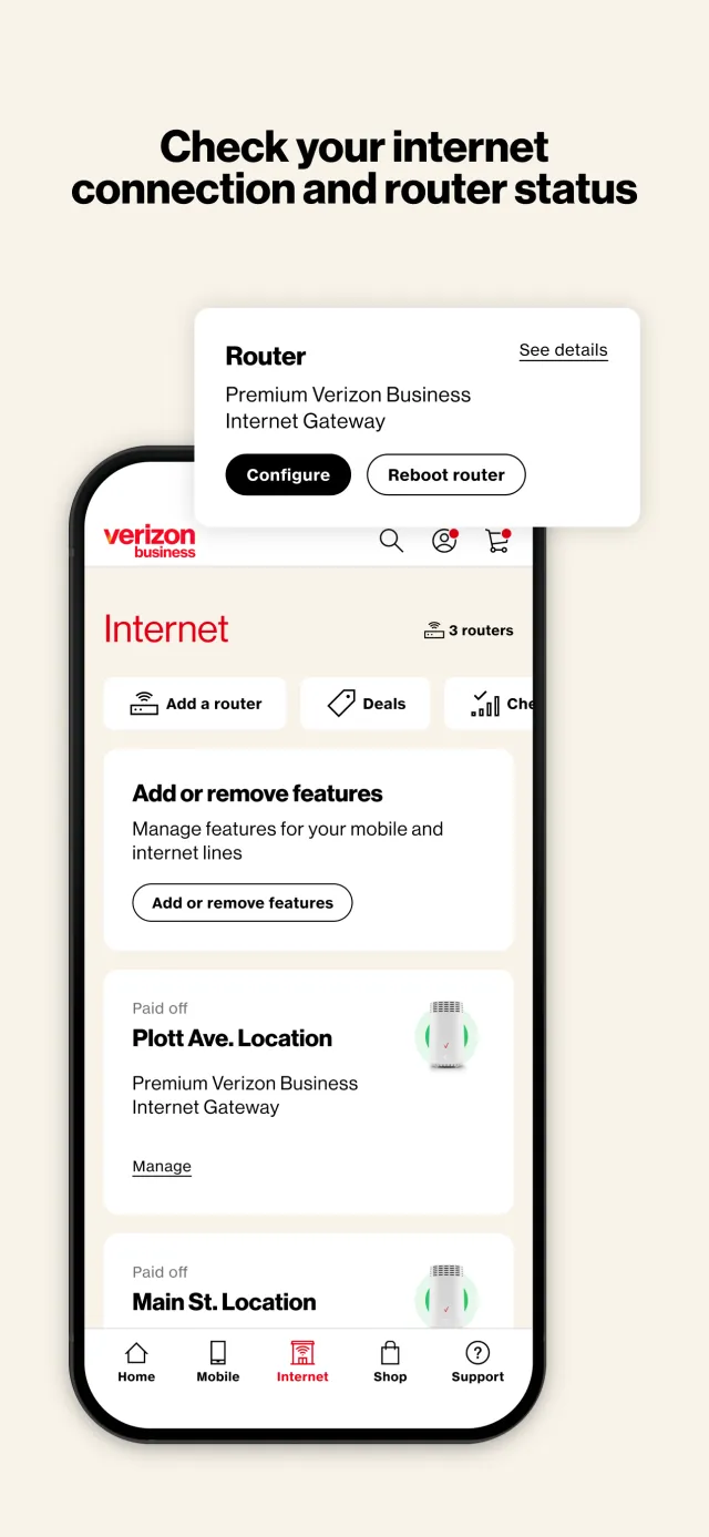 My Verizon For Business - Screen 4