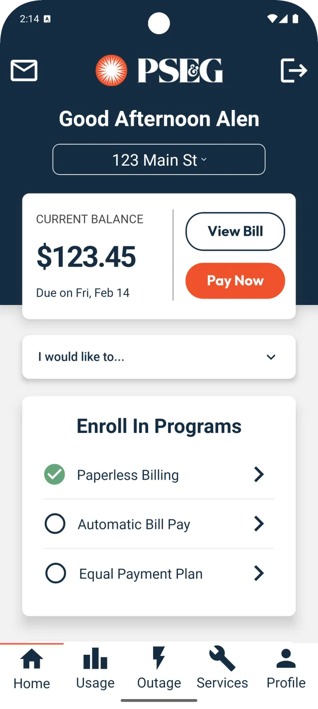 PSEG - Screen 2