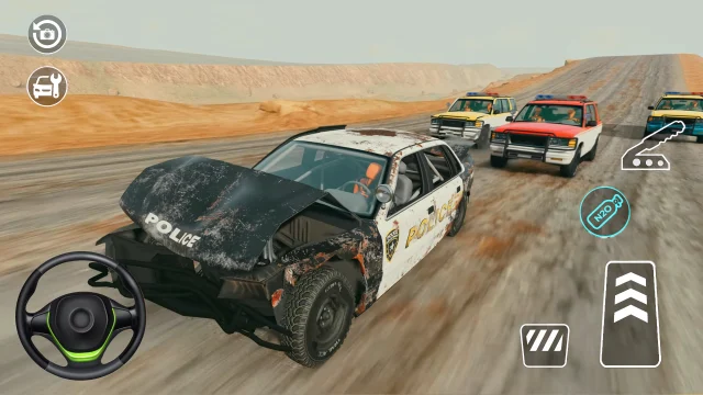 Jumping Car Damage Test Game - Screen 4