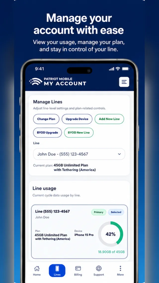 Patriot Mobile MyAccount - Screen 4