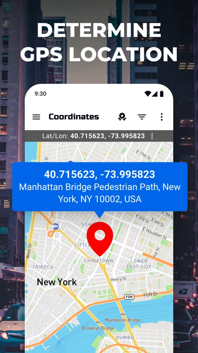 GPS Coordinates Locator Map - Screen 2