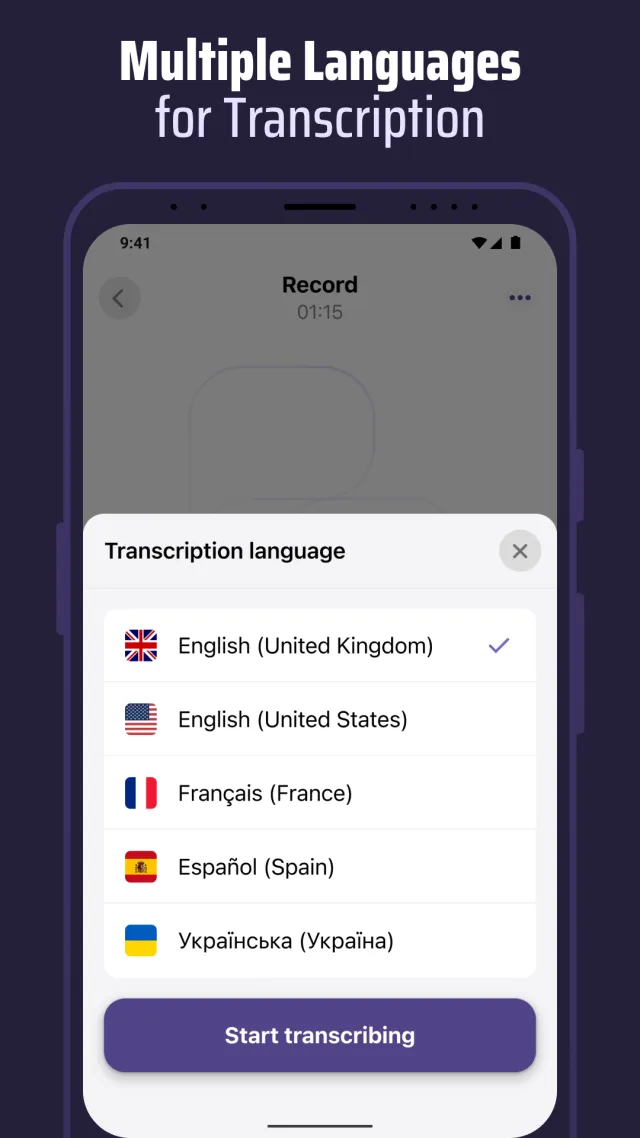 Voice & Transcribe - QuickVox - Screen 6