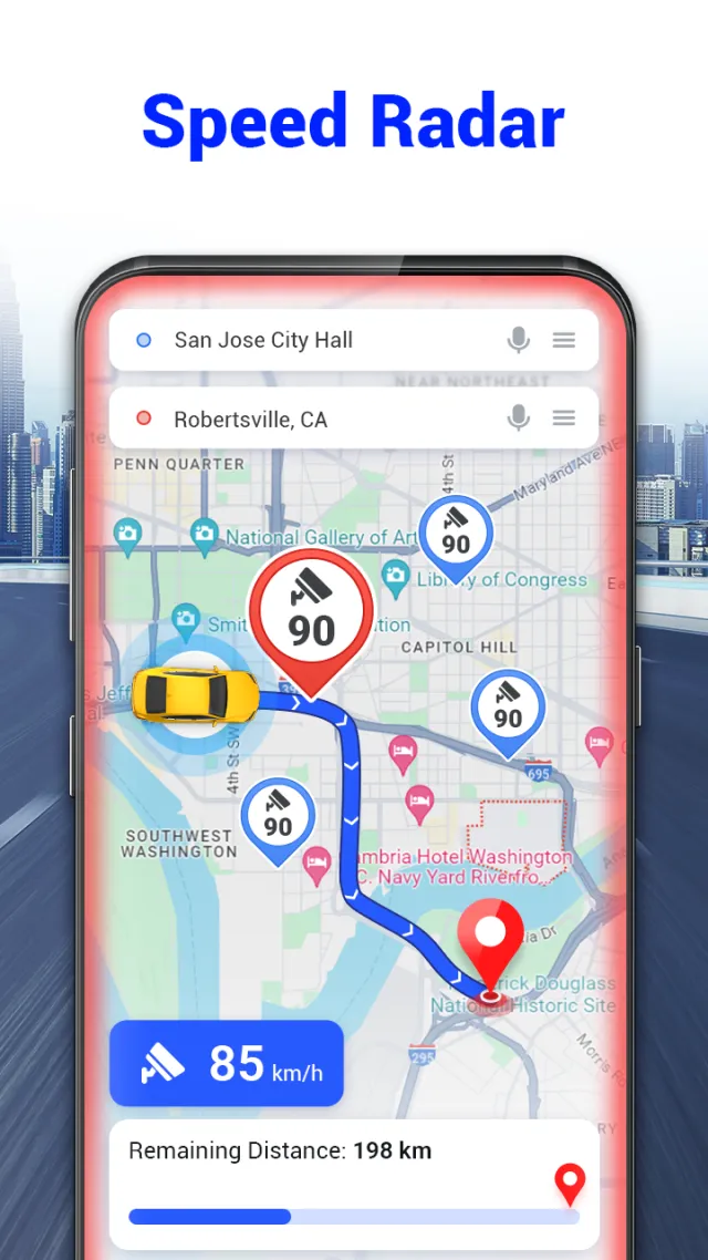 GPS Voice Navigation & Radar - Screen 7