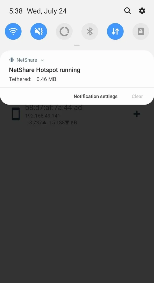 NetShare - no-root-tethering - Screen 3