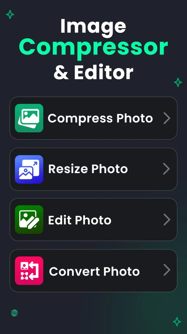 JPEG Image Compressor & Resize - Screen 1