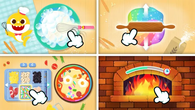 Baby Shark Pizza Game for Kids - Screen 1
