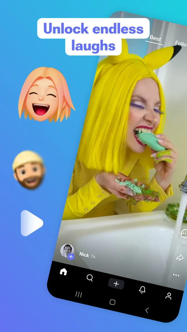 Shortn: short viral video app - Screen 1