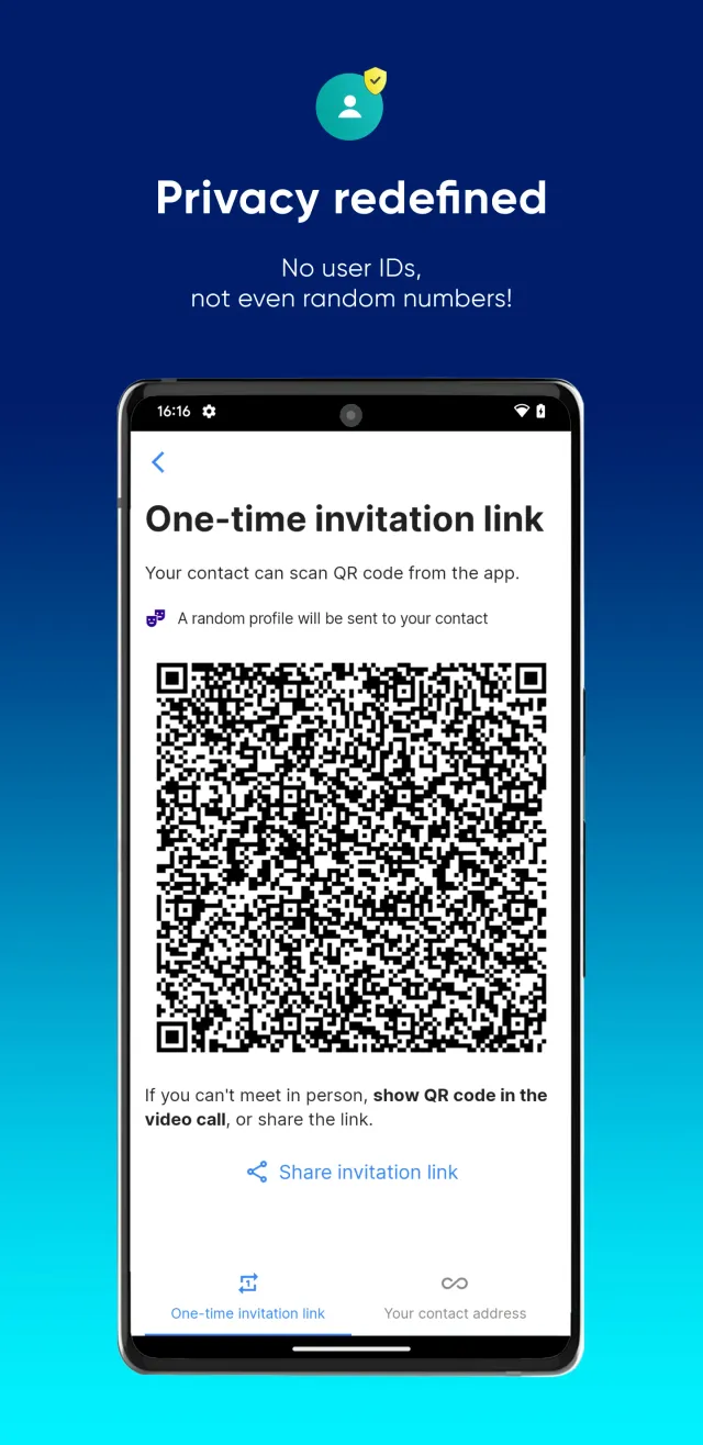 SimpleX Chat - Screen 1