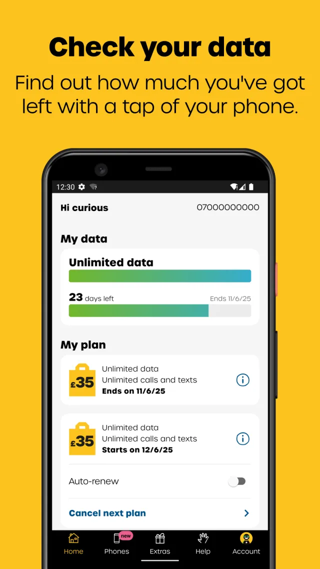 giffgaff - Screen 2