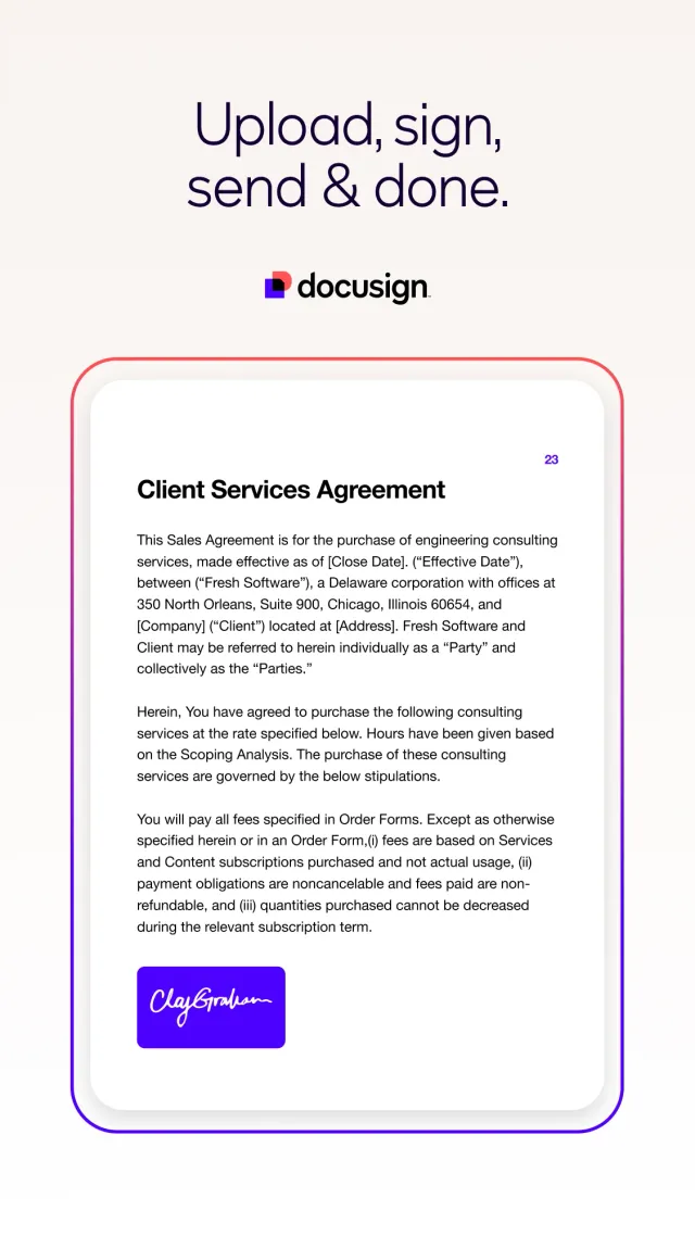 Docusign - Upload & Sign Docs - Screen 7