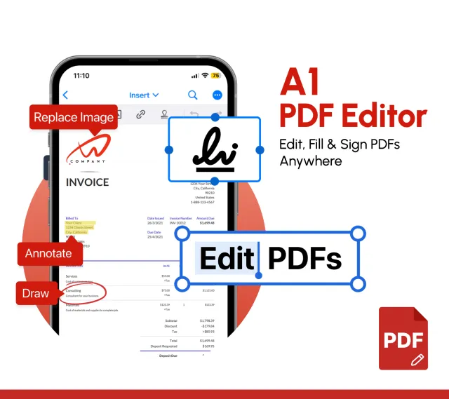 PDF Editor: Edit PDF, Sign PDF - Screen 1