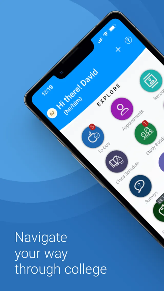 Navigate360 Student - Screen 1