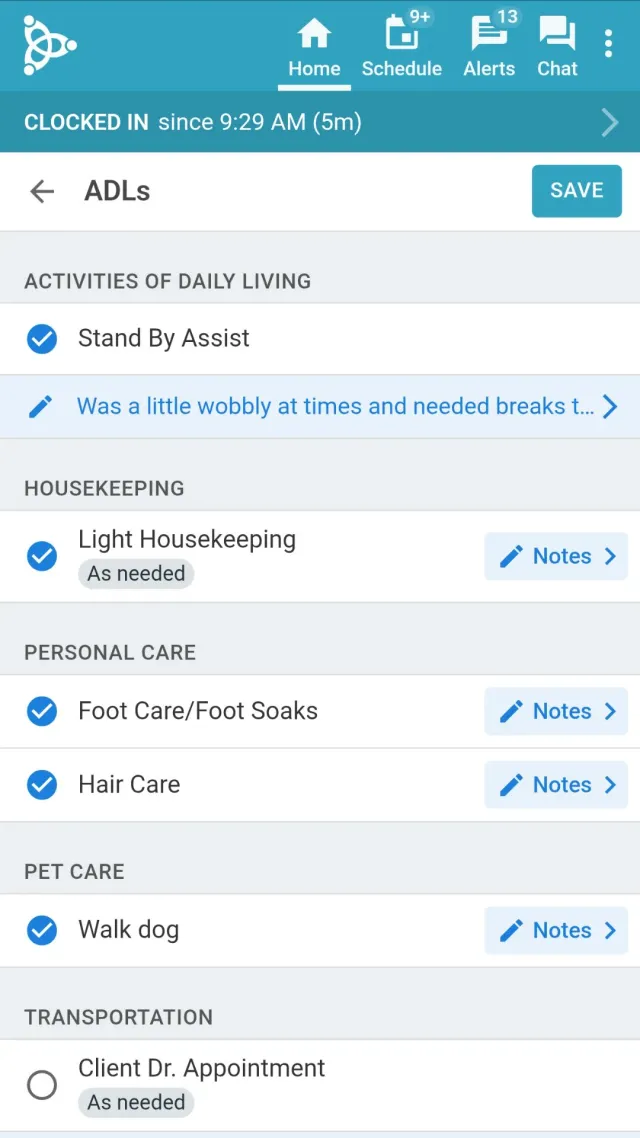 AxisCare Mobile - Screen 4