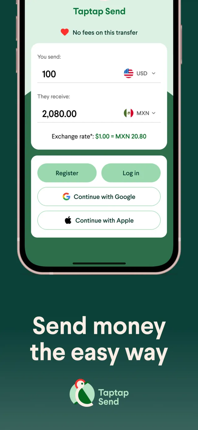 Taptap Send: Money Transfer - Screen 2