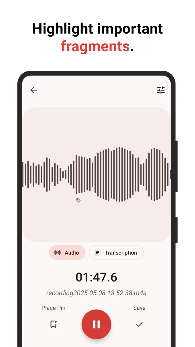 Voice Recorder - Screen 1