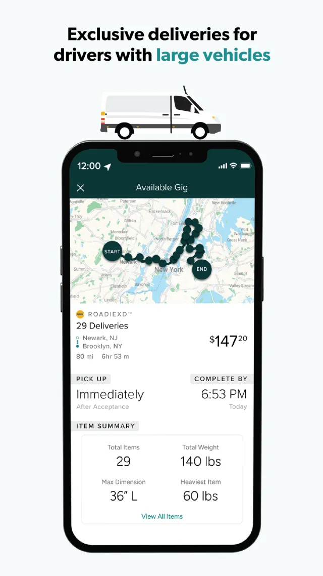 Roadie Driver - Screen 4