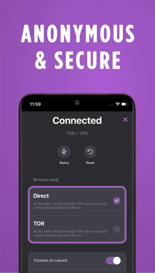 Dark Web Browser : OrNET - Screen 3