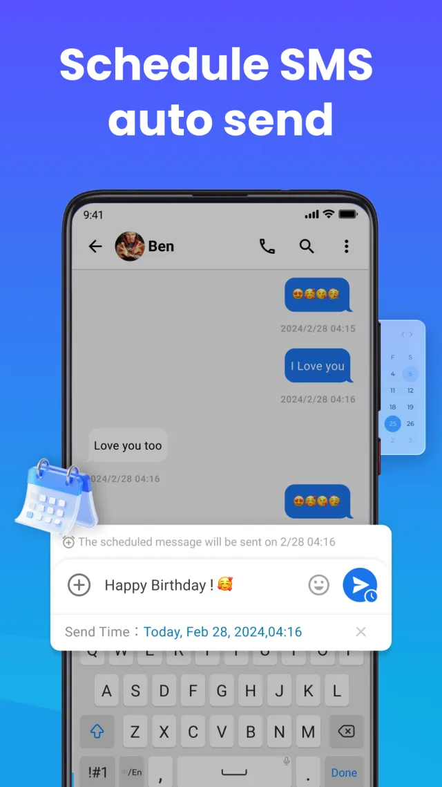 Messages: Text SMS Home App - Screen 3