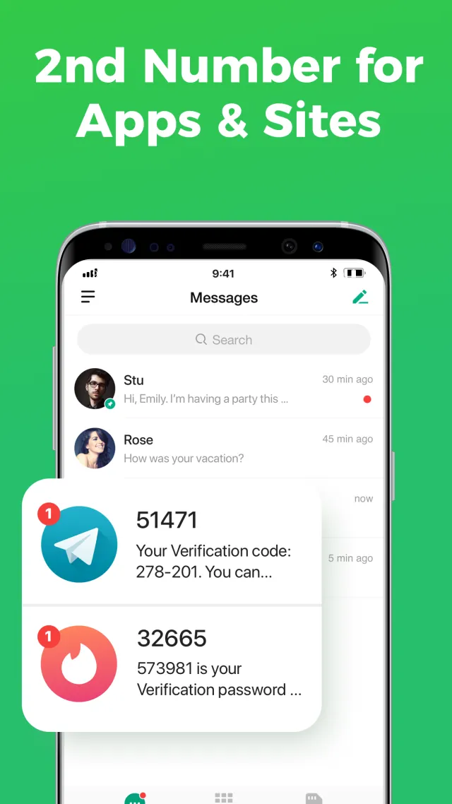 2nd Line - Second Phone Number - Screen 5