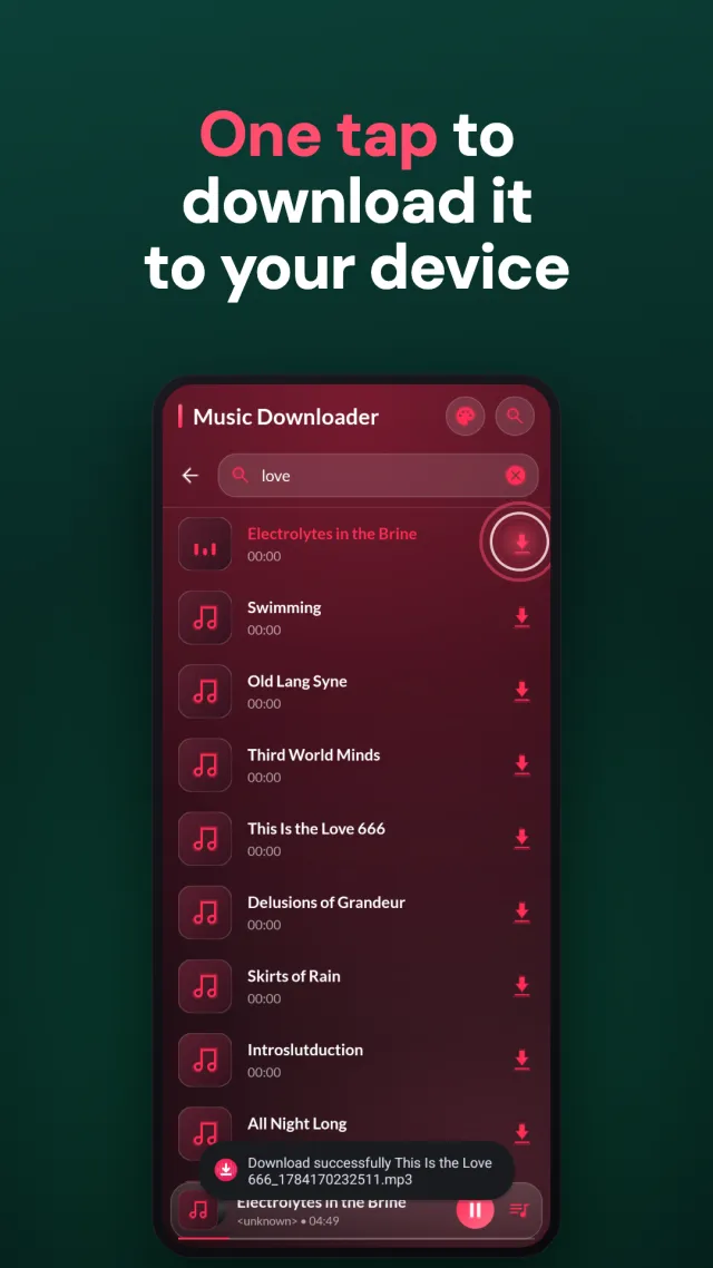 Music Downloader & MP3 Player - Screen 2