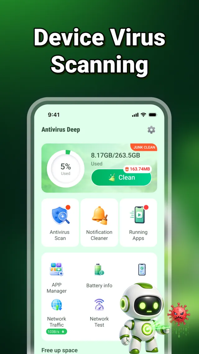 Antivirus Deep - Screen 1