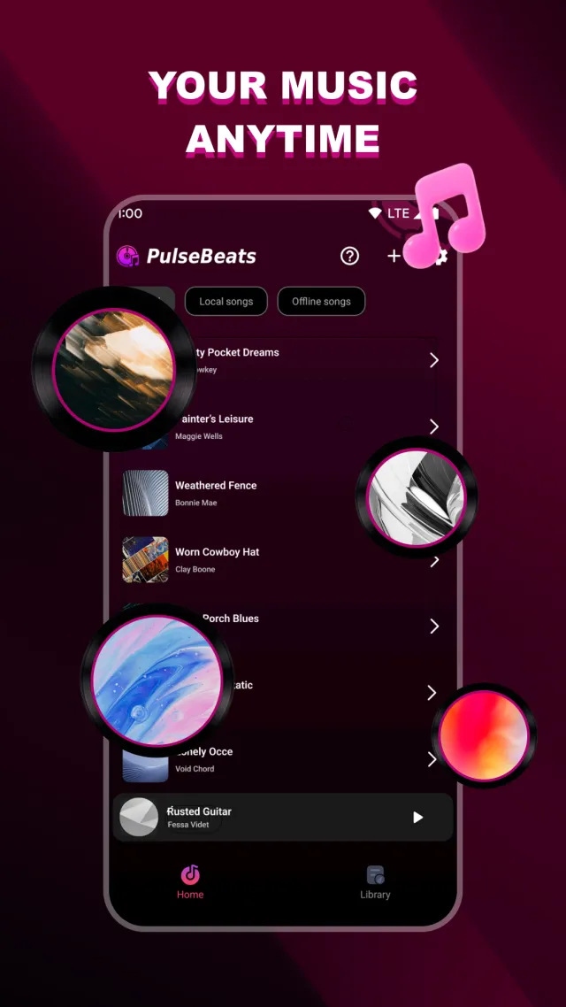 PulseBeats - Music Player - Screen 2