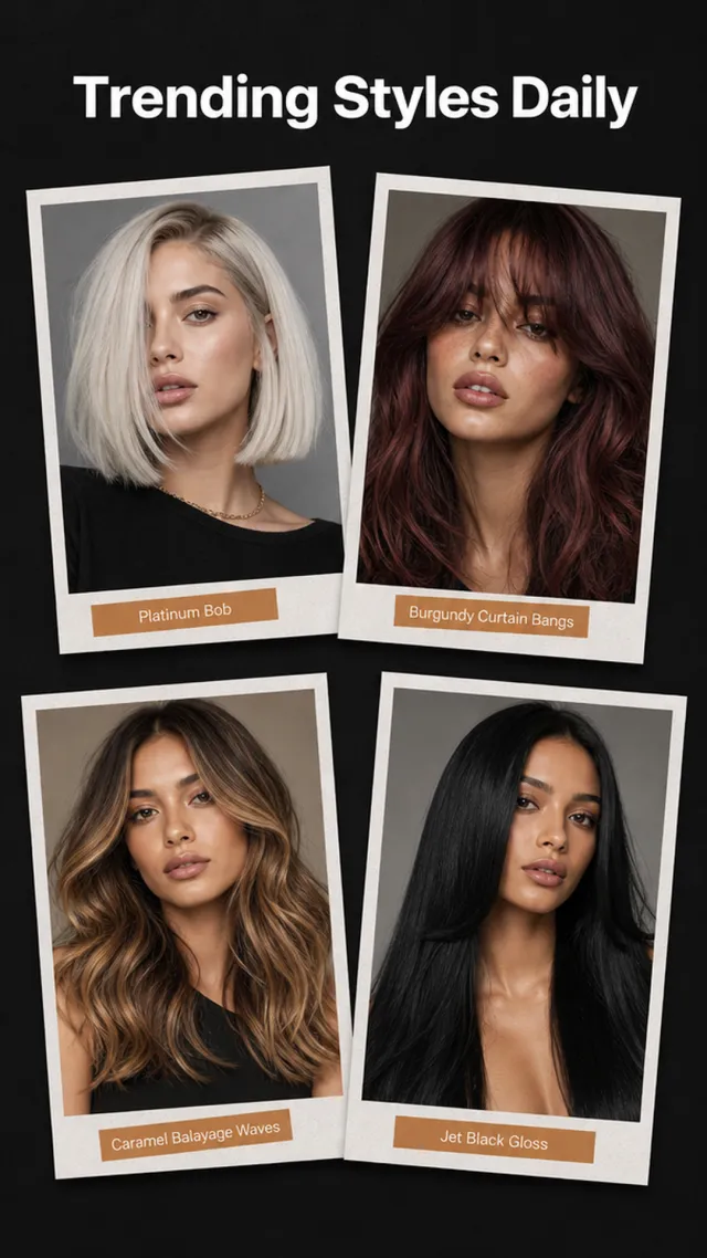 AI Hairstyle Try On & Color - Screen 3