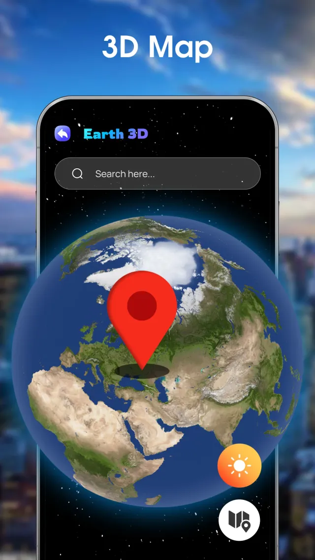 Live Satellite View, 3D Map - Screen 4