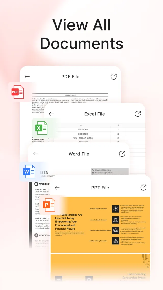 PDF Viewer - Document Viewer - Screen 1