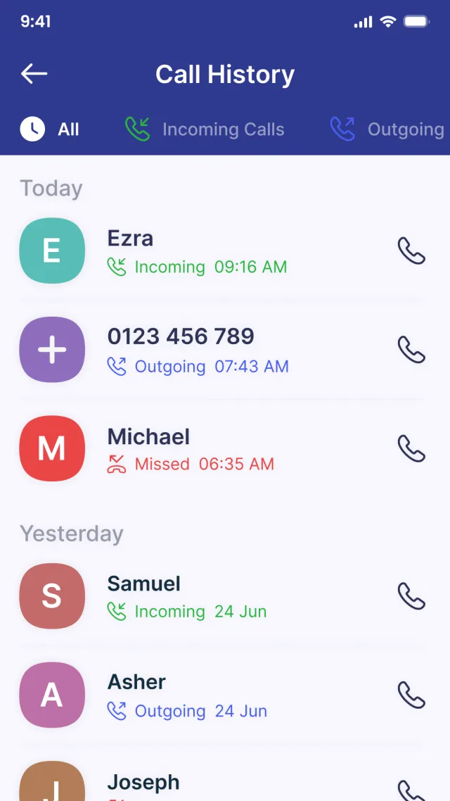 TrustDial: Caller, SMS & Block - Screen 1