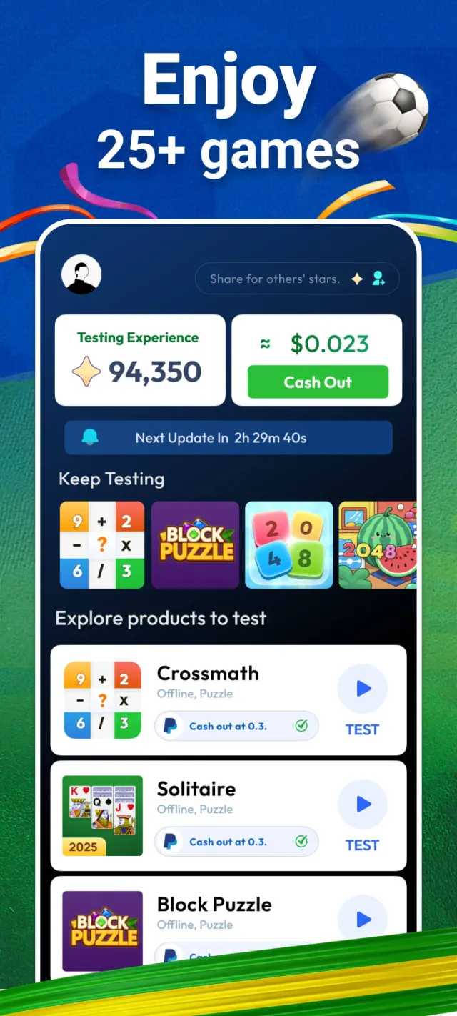 PlayPlus: Earn & Rewards - Screen 1