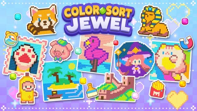 Jewel Color Sort: Diamond Game - Screen 7