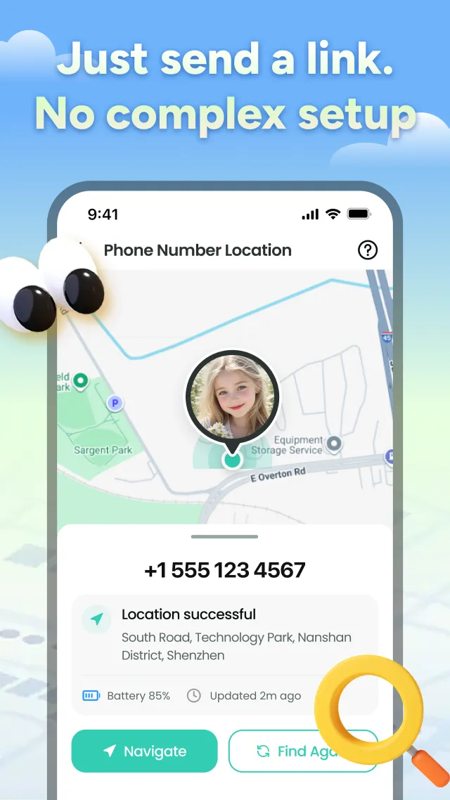 CPLocation - Share Location - Screen 1