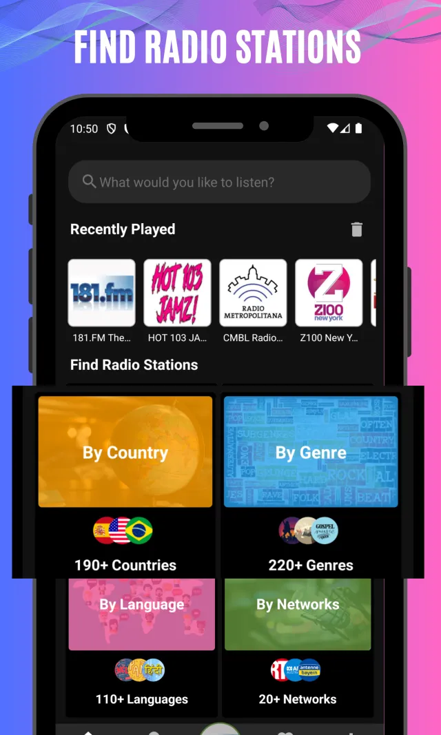 FM Radio : AM, FM, Radio Tuner - Screen 3