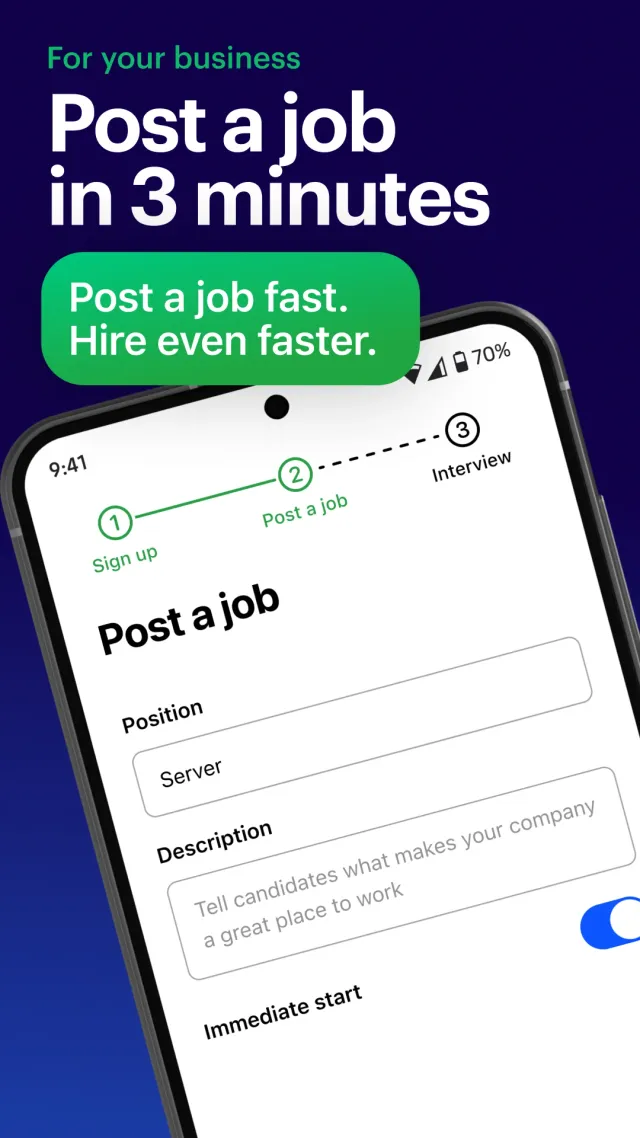 JOB TODAY: Hire & Find Jobs - Screen 5