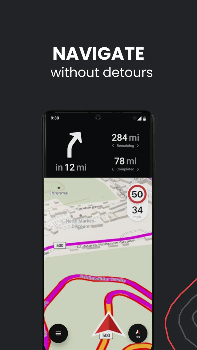 calimoto Motorcycle Navigation - Screen 1